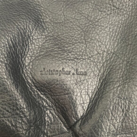 CHRISTOPHER KON HOBO SHOULDER BAG DARK BLUE COLOR - Picture 4 of 11